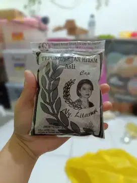 Tepung ketan hitam litasuri asli