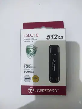 Jual Transcend ESD310C External SSD USB 3.2 Gen 2x1 (USB 10Gbps) 512GB