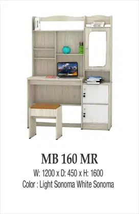 Meja Belajar dengan Kursi
