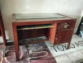 Jual cepat Meja kasir kayu kuat kokoh