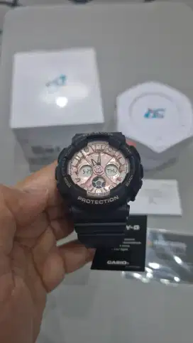 CASIO BABY G SPORTY STRAP HITAM 100% ORIGINAL!