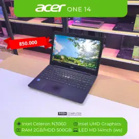 Laptop Acer One 14 Intel Celeron N3060 RAM 2GB HDD 500GB HD 14inch