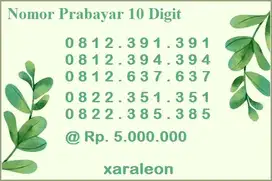 Nomor Perdana Telkomsel 10 digit (Prabayar)
