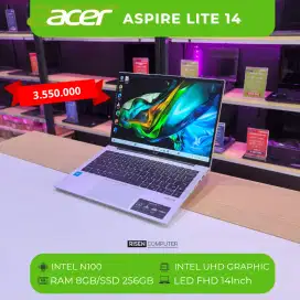 Laptop Acer Aspire Lite 14 Intel N100 RAM 8GB SSD 256GB HD 14inch