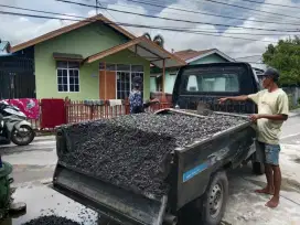 Batu Seplit,tanah uruk dan pasir