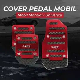 Cover Aluminium Pedal Gas Rem Kopling Mobil