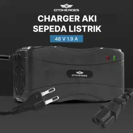 Charger Aki Sepeda Listrik Portable Battery Charger 48V 1.9A