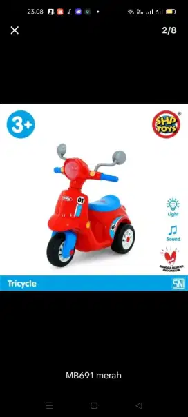 motor vespa anak