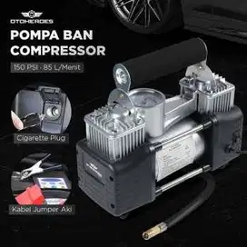 Pompa Ban Compressor Double Cylinder 12V 150 PSI