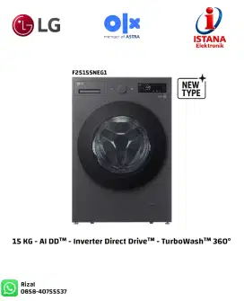 LG FRONT LOADING TIPE F2515SNEG1