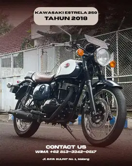 KAWASAKI ESTRELLA W-250 tahun 2018