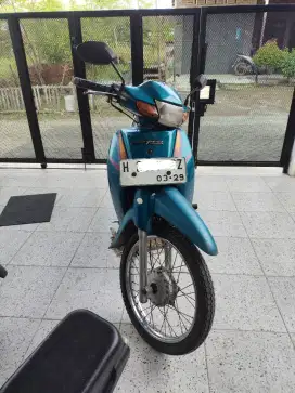 Honda Supra 1997 biru tosca ori