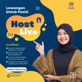 LOWONGAN HOST LIVE PENJUALAN