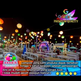 Grosir lampion benang gantung outdoor dan indoor 09
