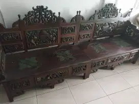 1 set Sofa kayu jepara