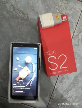 Jual redmi S2 unit+dus+kepala charger(masih bawaan)