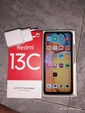 Jual redmi 13c unit+dus+carjer