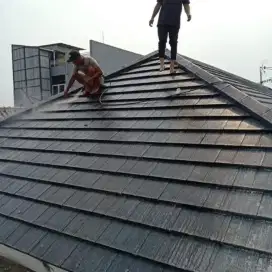 Tukang perbaikan atap bocor dinding dak rembes talang air cat renovasi