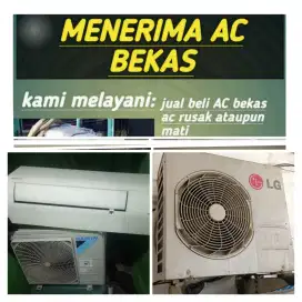 Terima ac bekas rusak