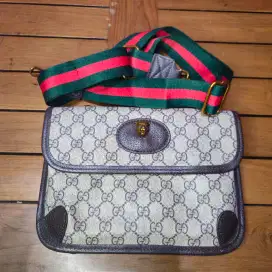 GUCCI - TAS SELEMPANG WANITA BAHAN KULIT ASLI