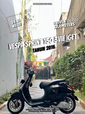 Vespa Sprint Iget Rare Colors Verde Mushcio