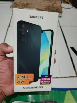 SAMSUNG A16 5G 8/256 Fullset Mulus Awsome Blue Black