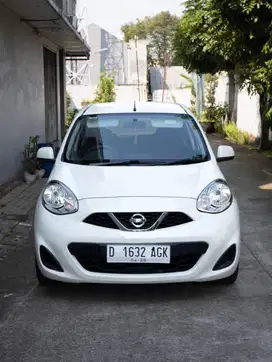 Nissan march L mt 2017 putih low km