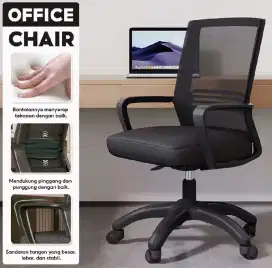 Kursi Kantor Kerja Belajar Gaming Dudukan Warna Orange