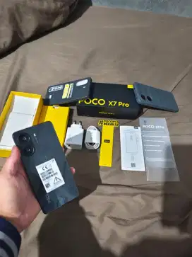 Xiaomi Poco X7 Pro 12/512GB Black Hitam 
Fullset Lengkap Original