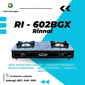 Rinnai Kompor Gas 2 Tungku - RI602BGX