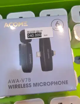 Mic Mikrofon Microphone Android Iphone Wireless Acome AWA V7B