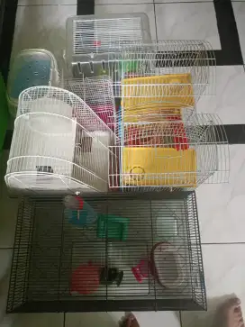 Kandang Hamster (4 pcs)  2 lantai dan 1 lantai