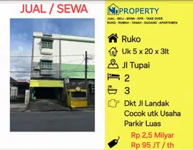 Ruko Jl Tupai dekat landak lama , serigala , beruang , onta lebar 5