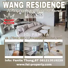 Dijual apartement mewah Wang Residence,JakBar uk 170m2(3BR+1),Privatel