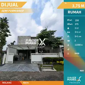 Dijual Rumah Semi Furnish Mewah di Araya Telaga Golf Malang