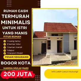 Rumah Cash Minimalis Untuk Istri Yang Manis Dekat Stasiun