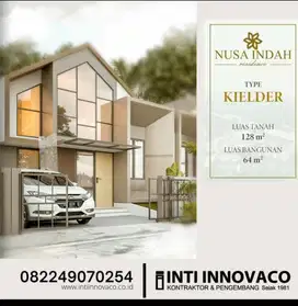 Rumah Scandinavian di kota bogor tol borr 300m