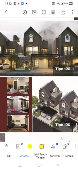 Vila dekat agro privte pool mulai 1 M
