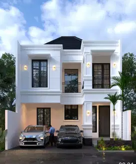 Rumah baru siap huni hadap utara di Griya loka bsd
