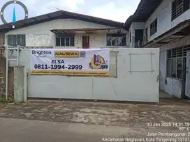 DIJUAL CEPAT GUDANG EKS PABRIK MURAH LOKASI BATU CEPER  TANGERANG