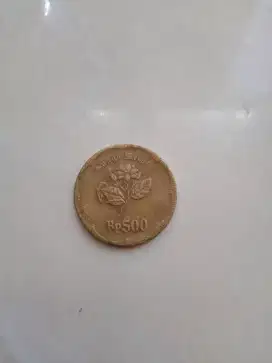 Koin kuno melati 500 th 1991