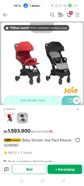 (Second) Baby Stroller Joie Pact