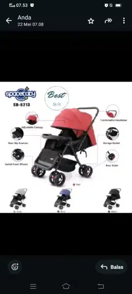 Preloveped stroller