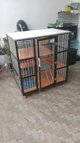 Kandang kucing 1 pintu jumbo tinggi