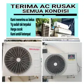 Terima ac bekas rusak