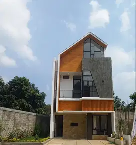RUMAH MEWAH MODERN SELANGKAH KE JL.RAYA UTAMA JKT - BOGOR