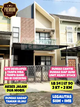 Jual Rumah Modern Siap Huni Cileungsi SHM IMB Akses Dua Mobil