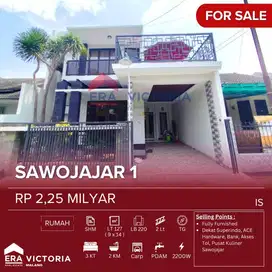 DIJUAL Rumah 2 Lantai Sawojajar Dekat Superindo, ACE Hardware, Bank, A