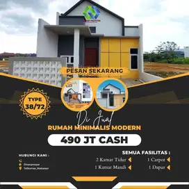 Rumah Dijual Tengah Kota Telkomas Mks Akses Mudah Harga Bersahabat
