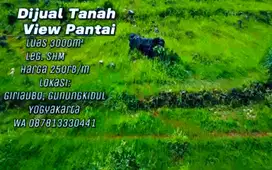 DIJUAL TANAH VIEW PANTAI HARGA 250rb/m LOKASI GIRISUBO GUNUNGKIDUL